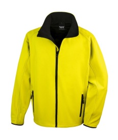 Printable Soft Shell Jacket Kleur YELLOW/BLACK