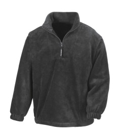 1/4 Zip Fleece Top Kleur OXFORD GREY