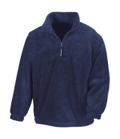 1/4 Zip Fleece Top Kleur NAVY
