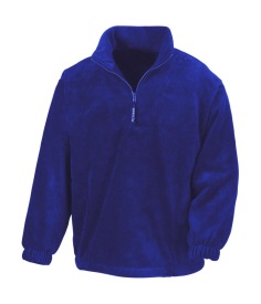 1/4 Zip Fleece Top Kleur ROYAL