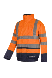 Vlamvertragende en antistatische signalisatie rege Kleur FLUO-ORANJE/MARINEBLAUW