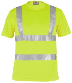 T-Shirt High-Vis AVENUE Kleur FLUORESCENT YELLOW