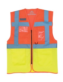 Hi-Vis Open Mesh Executive Waistcoat Kleur HI VIZ YELLOW