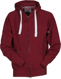 Hoody DALLAS+ full zip 300 gr Kleur BORDEAUX
