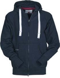 Hoody DALLAS+ full zip 300 gr Kleur NAVY BLUE