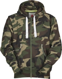 Hoody DALLAS+ full zip 300 gr Kleur CAMOUFLAGE