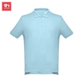 Heren polo shirt  adam Kleur Licht blauw