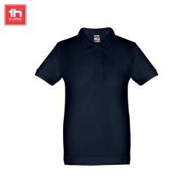 Unisex poloshirt voor kinderen adam kids Kleur marine blauw