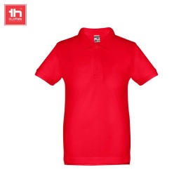 Unisex poloshirt voor kinderen adam kids Kleur ROOD