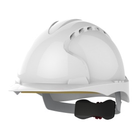 Helm JSP EVO3 draaiknop geventileerd Kleur WIT