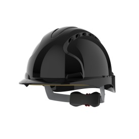 Helm JSP EVO3 draaiknop geventileerd Kleur ZWART