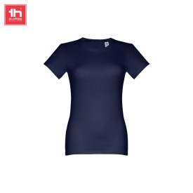 Dames t-shirt ankara women Kleur eclipse blauw