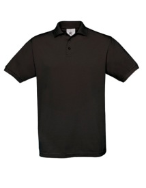 Safran / Unisex polo Kleur_W Black