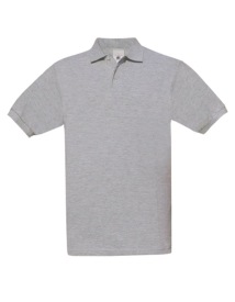 Safran / Unisex polo Kleur_W Heather Grey