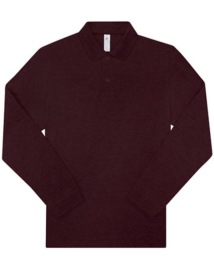 My Polo 210 Long Sleeve Kleur HEATHER BURGUNDY