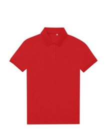 My Eco Polo 65/35 Women Kleur POP TOMATO