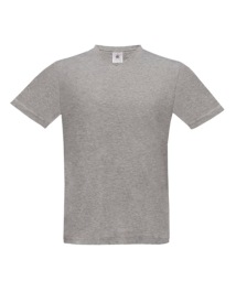 T-Shirt Exact V-Neck Kleur_W Sport Grey (Heather)
