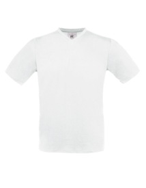 T-Shirt Exact V-Neck Kleur_W White