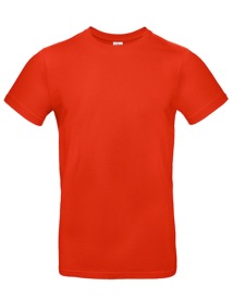 T-Shirt #E190 Kleur_W Fire Red