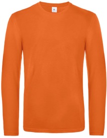 T-Shirt #E190 Long Sleeve / Unisex Kleur_W Urban Orange