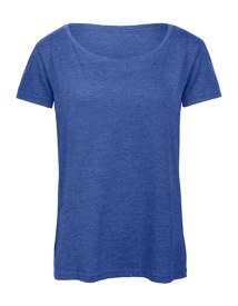 Triblend T-Shirt /Women Kleur_W Heather Royal Blue