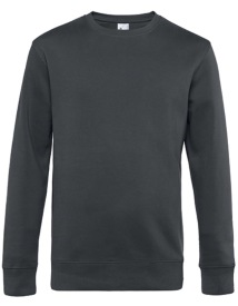 KING Crew Neck Sweat Kleur_W Asphalt