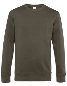 KING Crew Neck Sweat Kleur_W Khaki