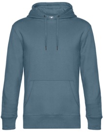 KING Hooded Sweat Kleur_W Nordic Blue