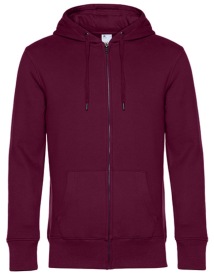 KING Zipped Hood Jacket Kleur_W Dark Cherry