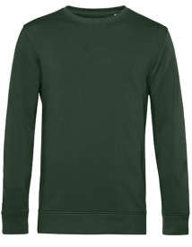 Organic Crew Neck Sweat Kleur_W Forest Green