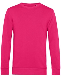 Organic Crew Neck Sweat Kleur_W Magenta Pink