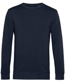 Organic Crew Neck Sweat Kleur_W Navy Blue