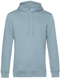 Organic Hooded Sweat Kleur_W Blue Fog