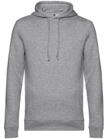 Organic Hooded Sweat Kleur_W Heather Grey