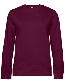 QUEEN Crew Neck Sweat Kleur DARK CHERRY