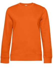 QUEEN Crew Neck Sweat Kleur PURE ORANGE