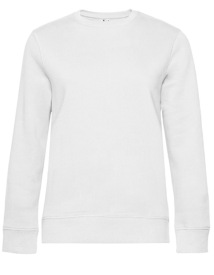 QUEEN Crew Neck Sweat Kleur WHITE
