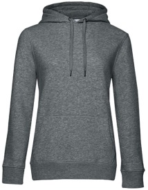 QUEEN Hooded Sweat /Women Kleur_W Heather Mid Grey