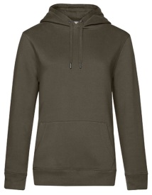 QUEEN Hooded Sweat /Women Kleur_W Khaki