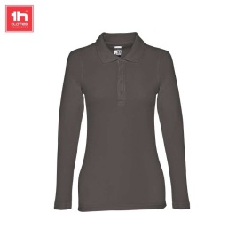 Dames poloshirt met lange mouwen bern women Kleur GRIJS