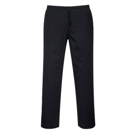 Broek met aansnoerkoord (regular) Kleur BLACK