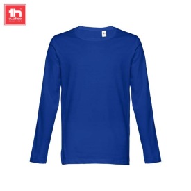 Heren lange mouw t-shirt  bucharest Kleur konings blauw