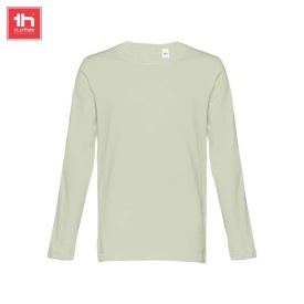 Heren lange mouw t-shirt  bucharest Kleur pastel groen