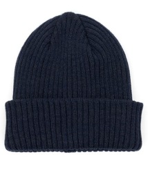 POLYLANA? Rib Beanie With Cuff Kleur NAVY
