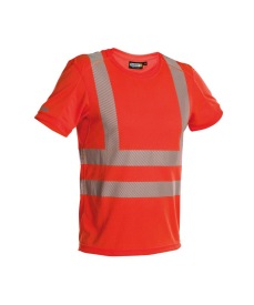 Carter Hoge zichtbaarheids-UV-T-shirt Kleur FLUOROOD