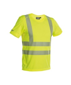 Carter Hoge zichtbaarheids-UV-T-shirt Kleur FLUOGEEL