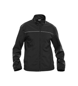 Carthago Softshell jas Kleur ZWART