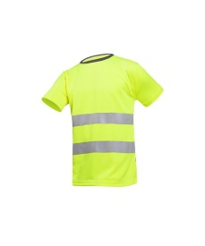 Cartura  Signalisatie T-shirt Kleur FLUOGEEL
