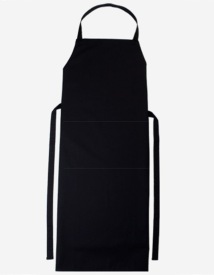 Voorbindschort Bib Apron Verona Classic Bag 90 x 75 cm Kleur BLACK