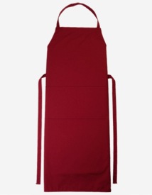 Voorbindschort Bib Apron Verona Classic Bag 90 x 75 cm Kleur CHERRY